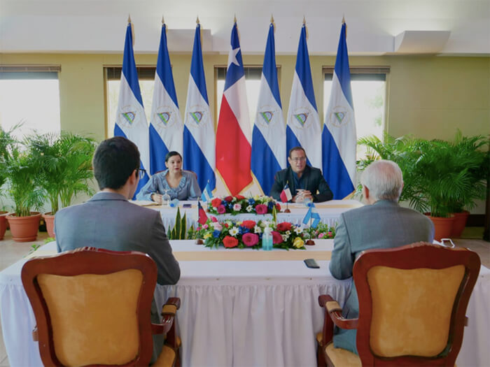 visita-embajador-chile-cancilelria-nicaragua